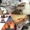 肯德基汉堡店小吃奶茶甜品冷饮餐饮饭店快餐桌椅组合批发简约分体_903_299 一桌两椅不锈钢底盘（大红）