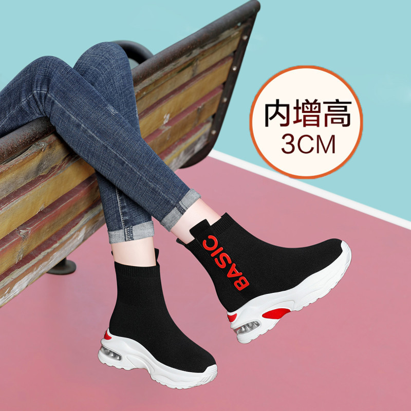 百年纪念 1849 女鞋 黑红 34