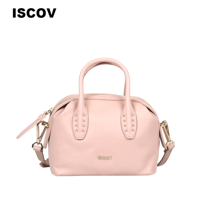 ISCOV时尚真皮杀手包2018新款包简约单肩斜款包手提女包_1 皇室蓝
