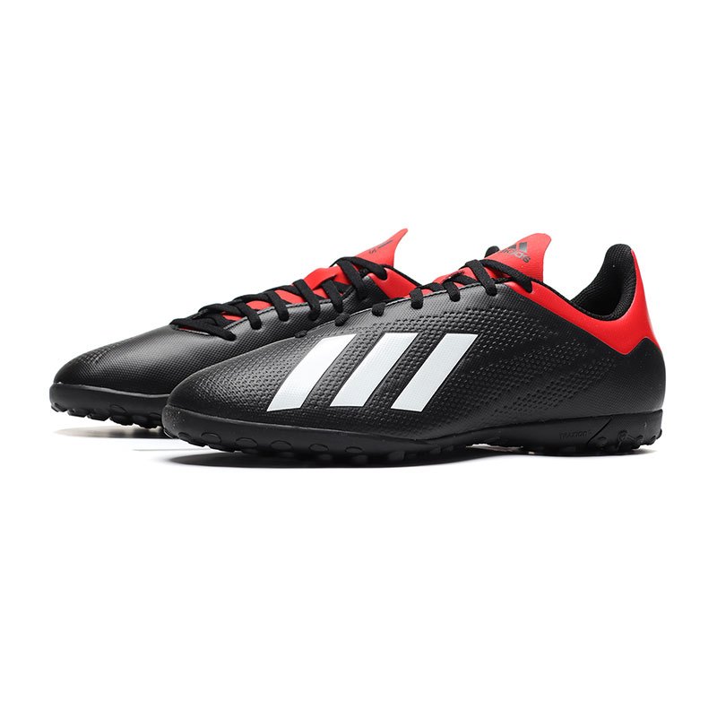 adidas男鞋足球鞋新款X TANGO .4 TF钉比赛训练运动鞋DB2478 BB9412黑色+红色+白色 44码