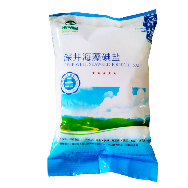 晋盐深井海藻碘盐400g