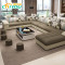 驰友(CHIYOU) 沙发布艺沙发建议现代中大户型U型布艺沙发组合 七件套