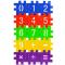 [促销]淘亦智创意拼装玩具积木儿童玩具拼插数字66片积木方块玩具_7 默认尺寸 66片积木