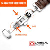 嘉年华原厂配件皮表带 蝴蝶扣 棕色金扣 22mm