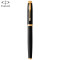 派克（PARKER） 新品IM 纯黑丽雅金夹墨水笔 钢笔 黑色