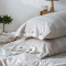 龙之涵【LONGZHIHAN】纯棉床上用品四件套水洗舒睡棉套件1.8米床2米床元素宽条系列 1.8m床 咖啡色