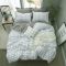 昕家坊北欧条纹格子1.8/2.0米四件套学生宿舍铁架床单人床单被套三件套 2.0米四件套 悦言