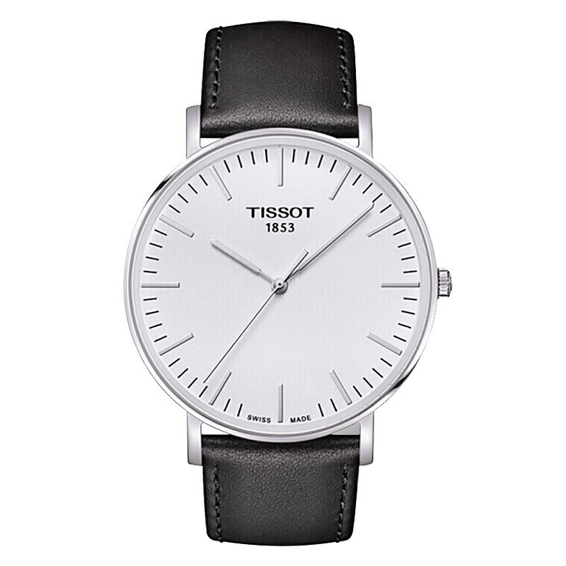 天梭(TISSOT)瑞士手表 魅时系列皮带石英男表 T109.610.16.031.00