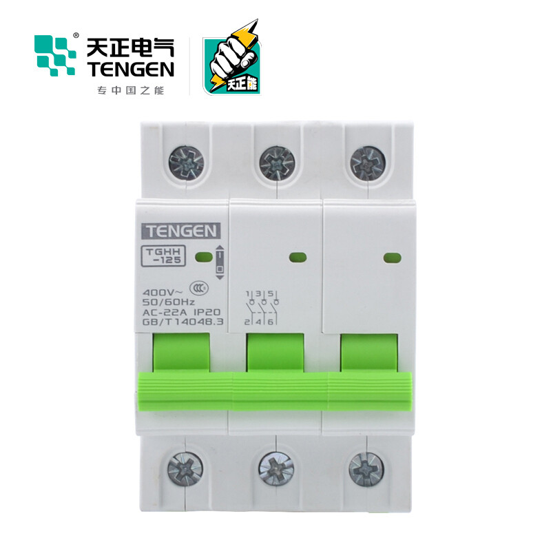 天正电气 TGHH-125 空气开关 3P 125A 336011200018 微型断路器