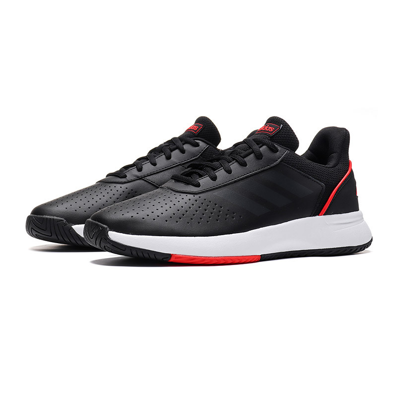 adidas男鞋网球鞋新款网球减震休闲运动鞋F36716 F36716黑色 44.5码