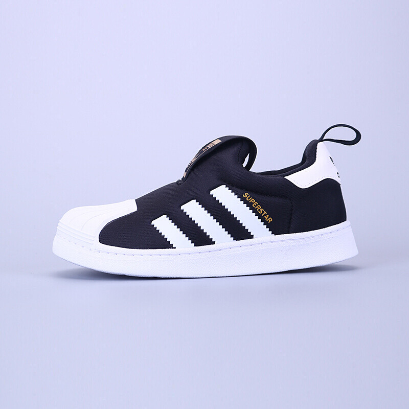 阿迪达斯（adidas）男女童鞋春秋季三叶草免系带休闲鞋板鞋S32130 S32130（童） 12K
