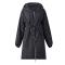 美特斯邦威羽绒服女中长款收腰外套ins火学生面服2018冬装新款 170/92A/XL 影黑