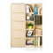 慧乐家九格柜书柜组合套装白枫木色（11108-1 +11087-1 ）