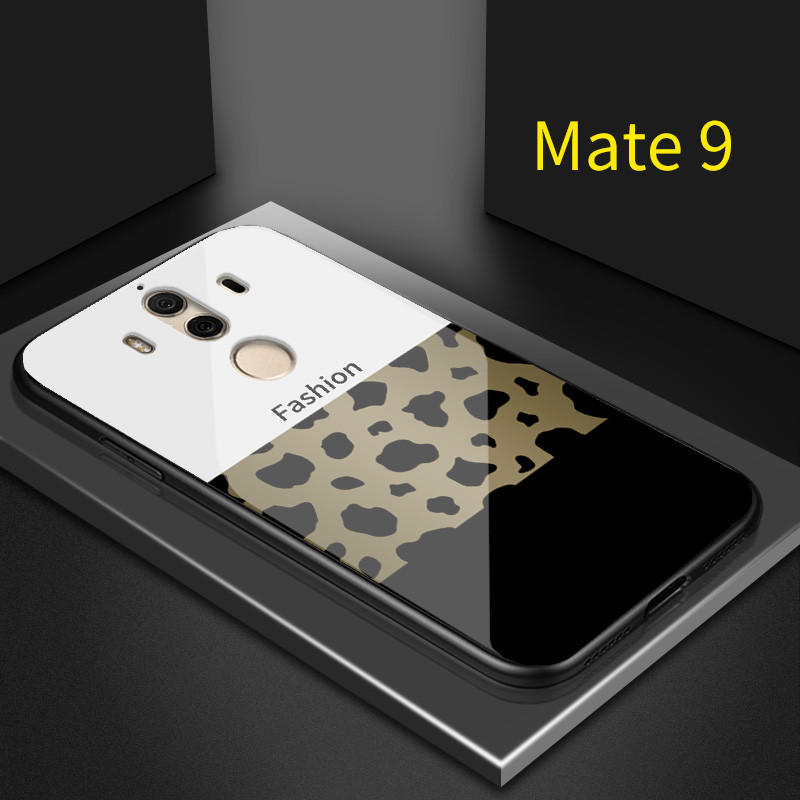 华为系列豹纹玻璃壳 Mate9【拼色豹纹】