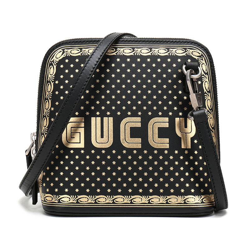 GUCCI 古驰 女士单肩斜挎包 511189 0GUYN 1055-黑色印花