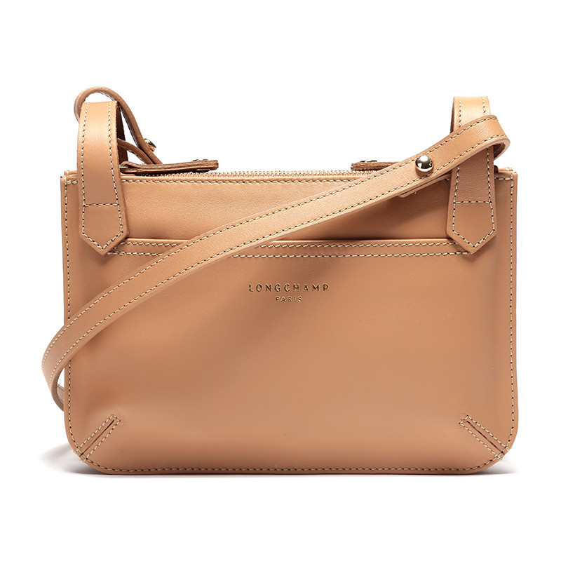 Longchamp 珑骧 Longchamp 2.0 女士系列牛皮单肩包斜挎包 2081 888 016-裸色