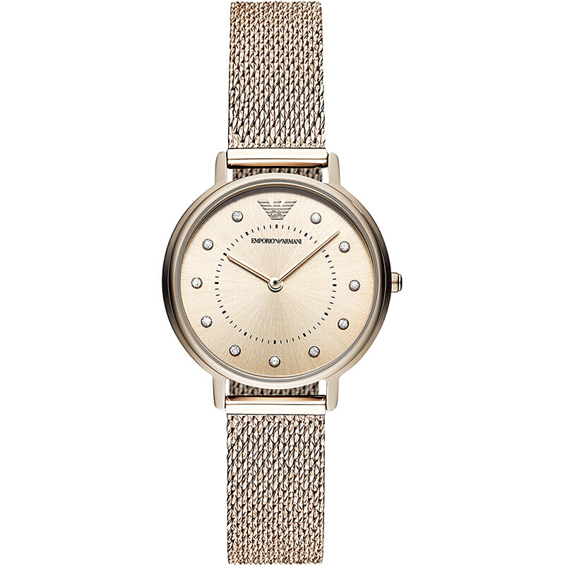 阿玛尼（Emporio Armani)女表满天星手表女AR11091 时尚潮流防水镶钻表盘 AR11129