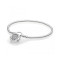 Pandora潘多拉爱心锆石扣蛇骨手链590727CZ 18CM【香港直邮】 Rose-18cm