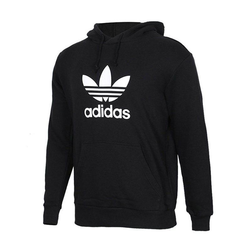 ADIDAS阿迪达斯三叶新款男子卫衣长袖连帽休闲套头衫DT7964 L DT7964