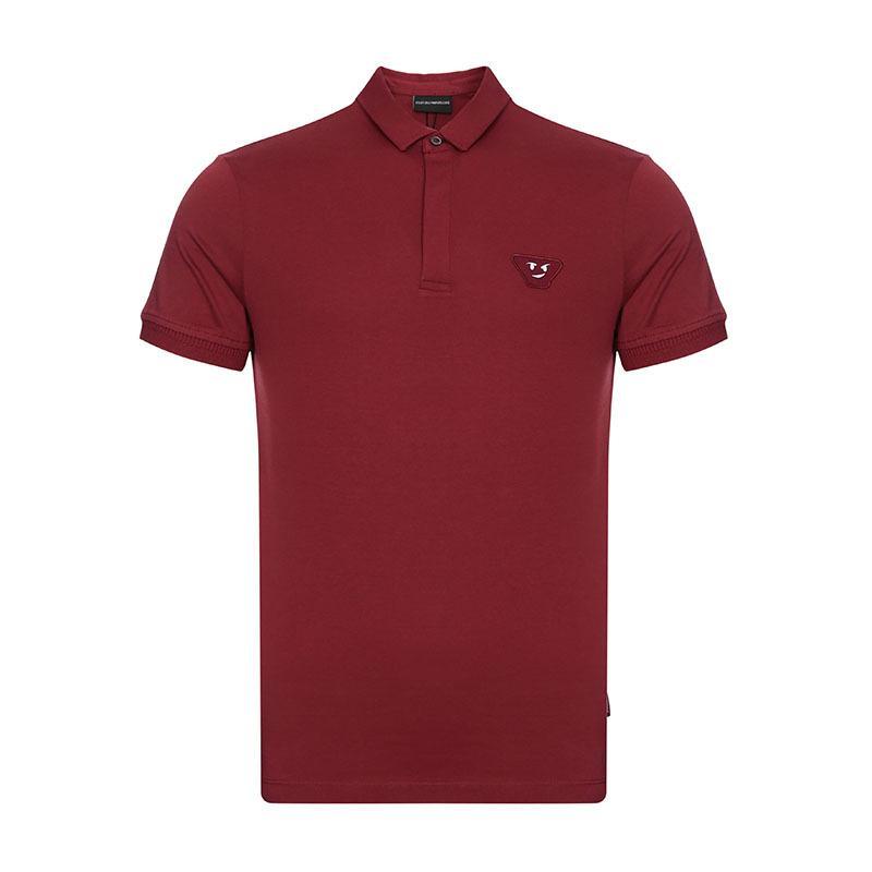 EMPORIO ARMANI 阿玛尼 男士棉质短袖POLO衫 3Z1F72 1J30Z 0340-红色 XS