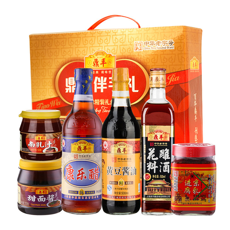 上海鼎丰 伴手礼 进京腐乳花雕料酒年货礼盒 团购送礼