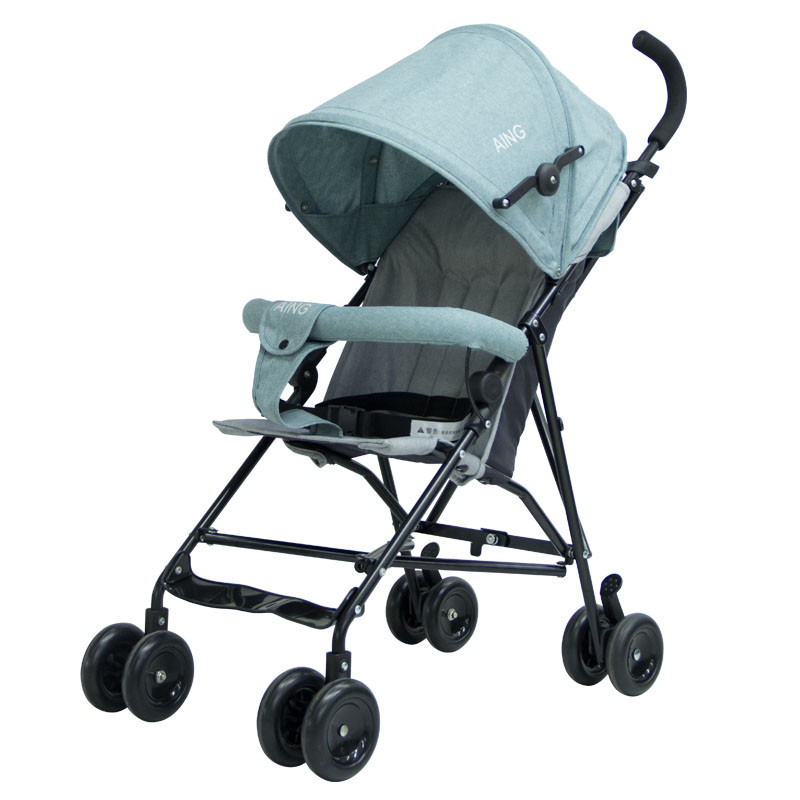 爱音(Aing)婴儿推车轻便折叠避震伞车可坐便携手推宝宝儿童推车