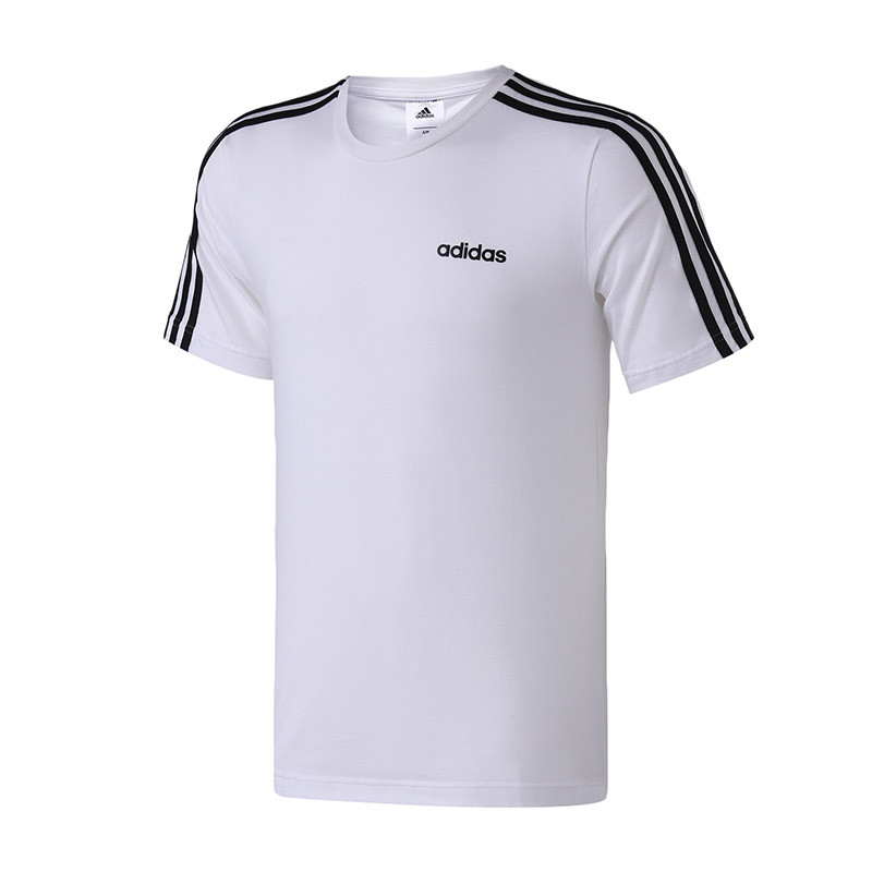 adidas男服短袖T恤圆领休闲运动服DQ3113 S DU0441白色