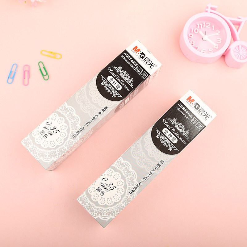 （DT） 晨光 黑 0.35mm 20支/盒 中性替芯 AGR640N5 （单位：盒） 黑色