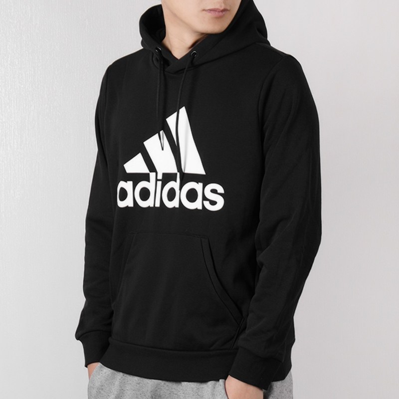 阿迪达斯男装2019春季新款保暖卫衣运动休闲套头衫DQ1461 S DQ1461