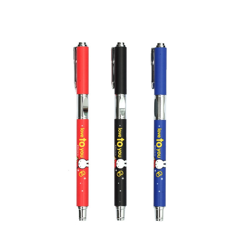 晨光 (M&G) FFP43202 卡通图案学生钢笔 墨水笔 练字笔 签字笔 笔杆颜色随机 单只 红色 红色