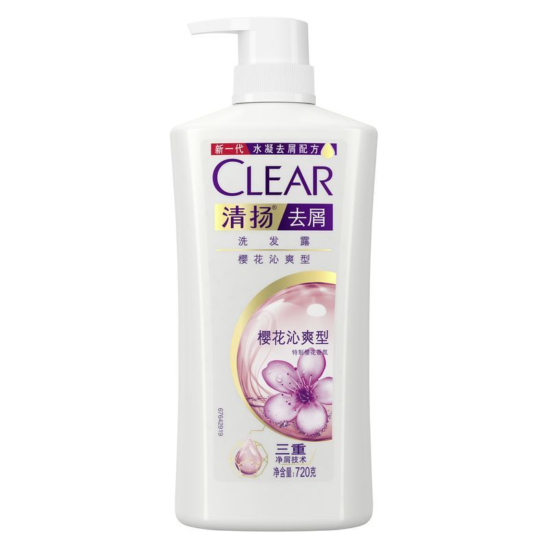 清扬去屑洗发露樱花沁爽型720G