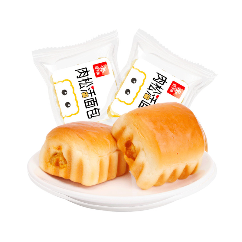 爱乡亲肉松活面包500g营养早餐手撕面包夹心蛋糕零食小吃