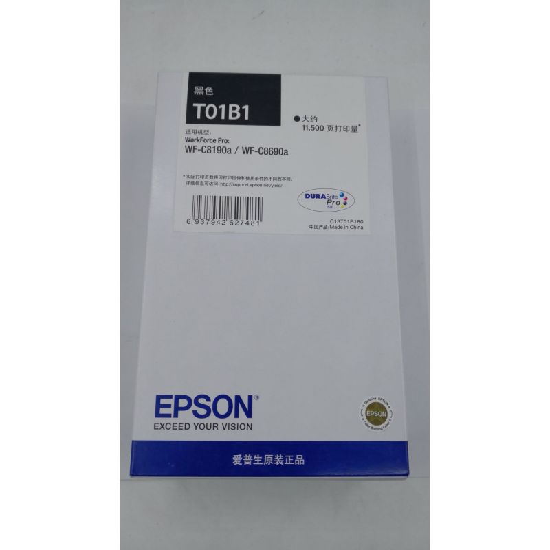 爱普生（EPSON）T01B1黑色原装墨盒 黑色