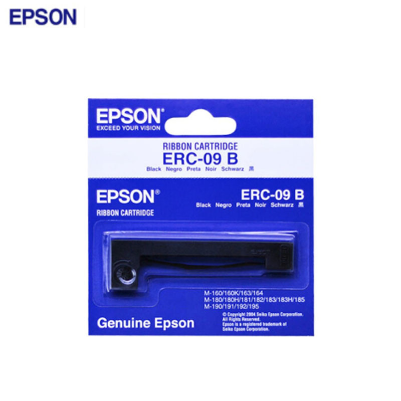 爱普生(EPSON)ERC-09B色带架 色带框 适用M-160K 163 164 180H 181 黑色 黑色