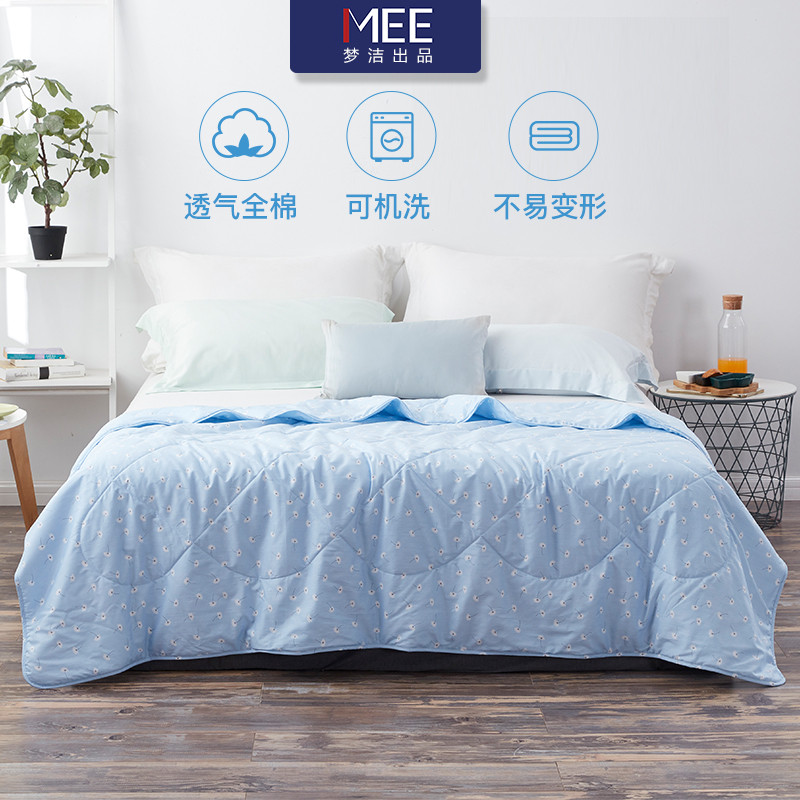 纯棉清爽被：落英 150×200填充240g 落英