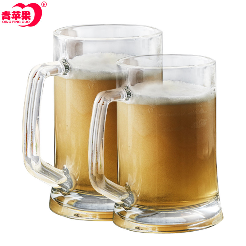 青苹果玻璃啤酒杯GZ2020-4/L2