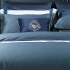 水星家纺长绒棉100S四件套纯色被套床单简约星级酒店用品 幽曼 幽曼(灰蓝色) 1.8M（6英尺）床