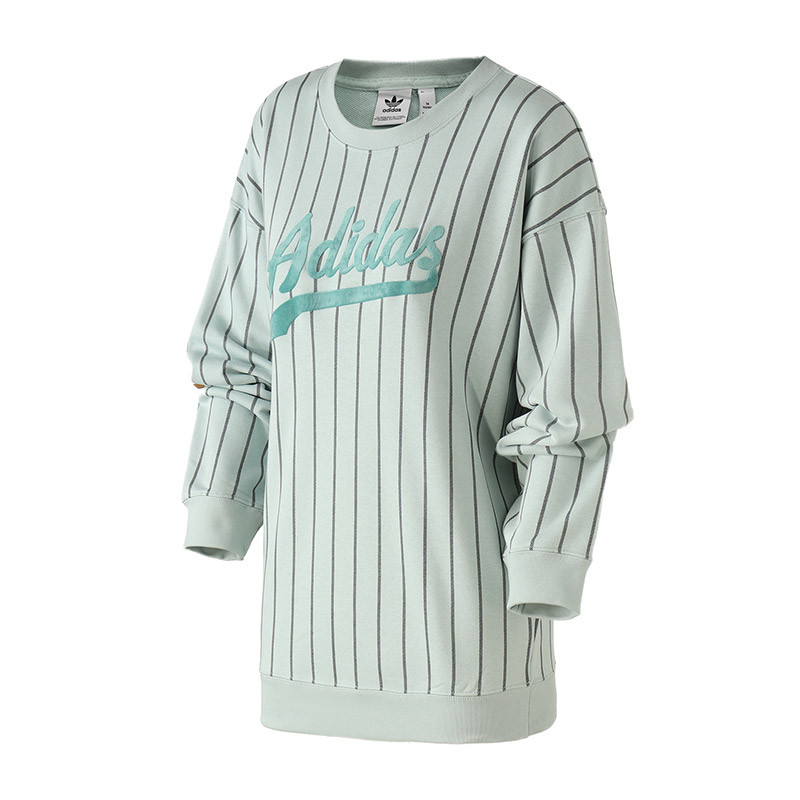 adidas阿迪达斯三叶草女装运动休闲卫衣套头衫DU9921 34 DU9921蒸汽绿
