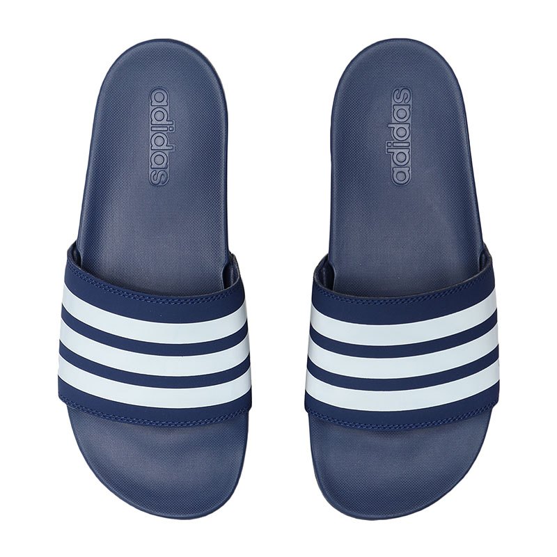 adidas男鞋拖鞋ADILETTE COMFORT游泳浴室休闲凉拖B42114 B42114新海军蓝+亮白 42码