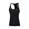 李宁健身衣女士新款训练系列背心上衣女装夏季针织运动服 标准黑 XS