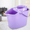 纳爱家(naaijia)拖布桶拖把清洗桶家用手动洗地拖桶挤水桶拖把桶单桶 大号紫色