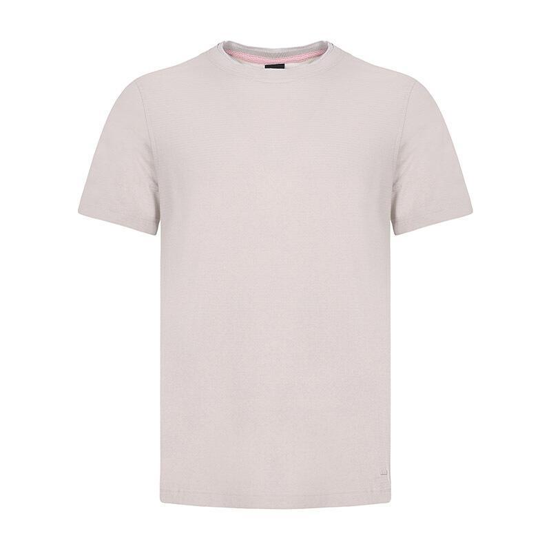 HUGO BOSS 雨果博斯 男士棉质圆领短袖T恤衫 50398304 062-米色 S