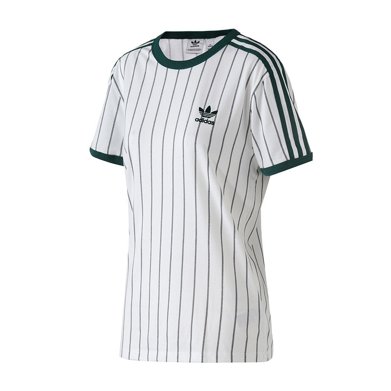 【自营】Adidas阿迪达斯三叶草女装运动跑步圆领短袖DU9931 32 DU9931白色