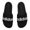 【自营】adidas阿迪达斯男子拖鞋一字拖沙滩拖休闲运动鞋B42207 B422071号黑色+亮白 40.5码