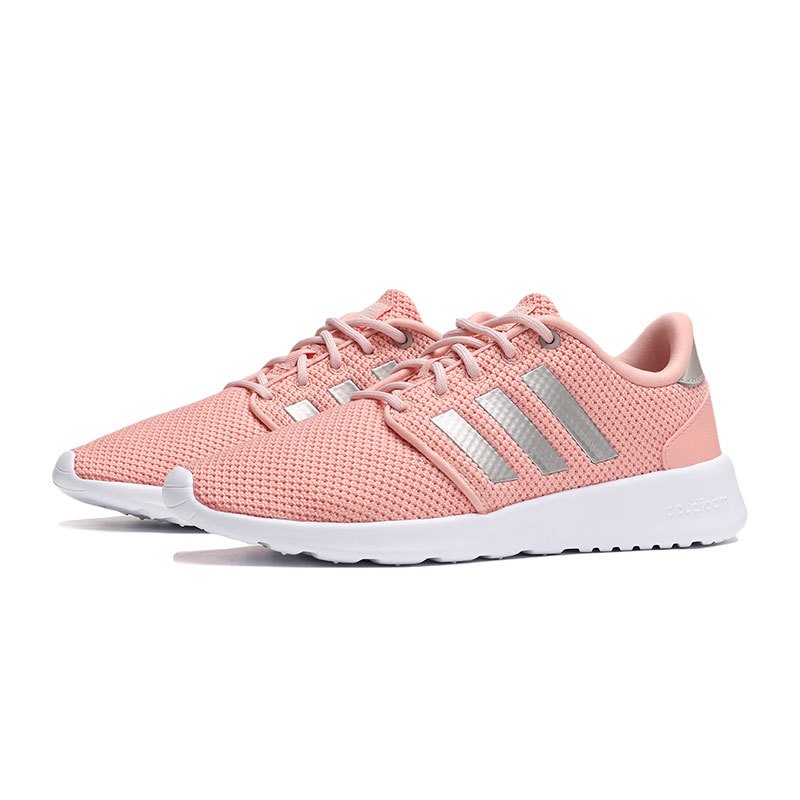 【自营】adidas阿迪达斯NEO女鞋跑步训练运动鞋休闲鞋F34787 F34787灰粉+大地棕金属 36码