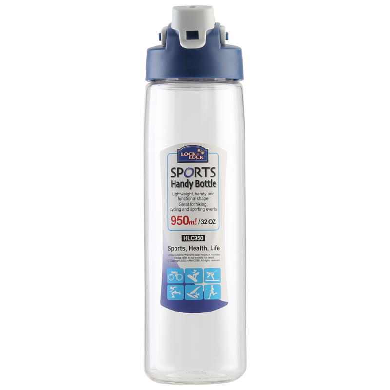 乐扣乐扣（lock&lock）塑料水杯 HLC950 透明950ml