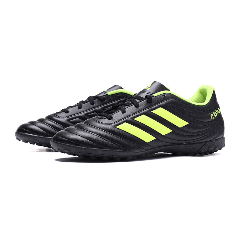 【自营】adidas男鞋足球鞋COPA 19.4 TF碎钉比赛训练运动鞋BB8097 BB8097黑色+亮黄荧光 44.5码