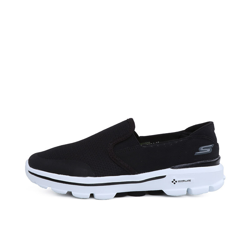 Skechers斯凯奇GOWALK3健步鞋男低帮运动一脚套休闲鞋53988 53988C/BKW 39.5