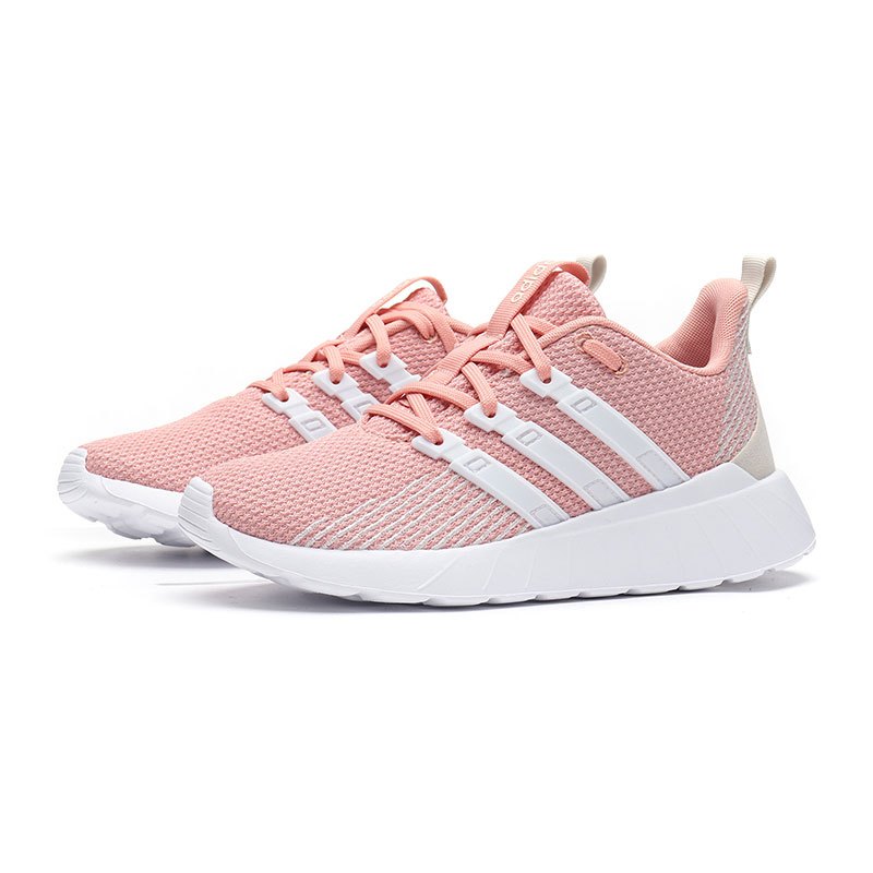 Adidas阿迪达斯NEO男鞋低帮运动鞋休闲鞋跑步鞋F36243 F36259灰粉+白色 42码