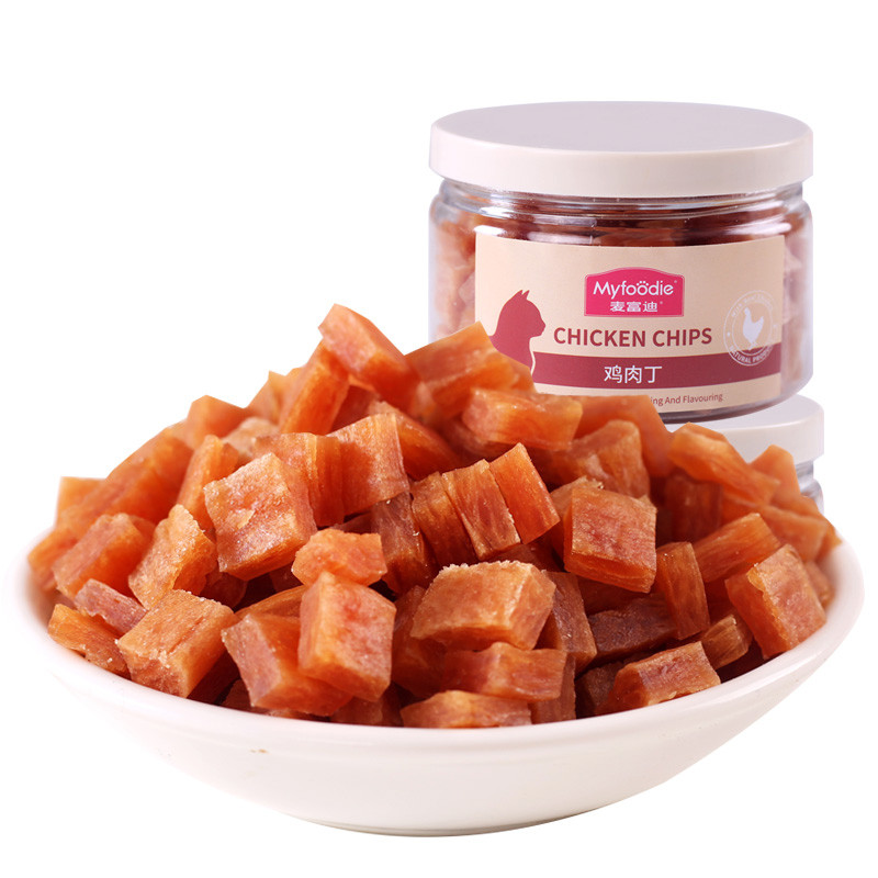 麦富迪猫零食鸡肉丁猫咪零食营养条小零食鸡肉丁90g猫咪小零食高清